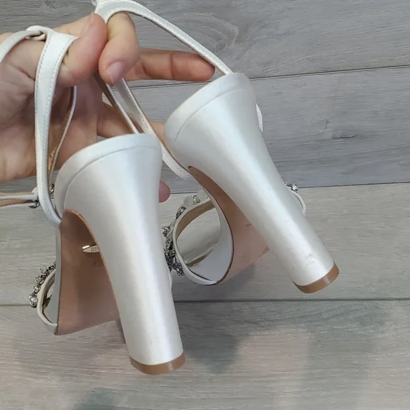 Badgley Mischka Womens Heels Sandals shoes sz 9.5 - Picture 6 of 12